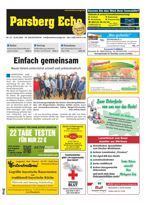 Parsberg Echo Herrsching Cover